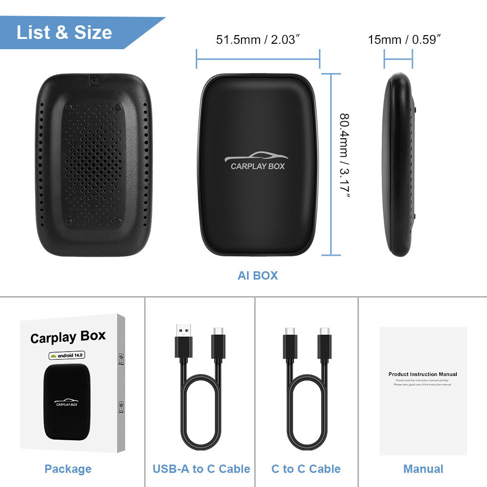 Wireless CarPlay & Android Auto Adapter — For GCC Cars