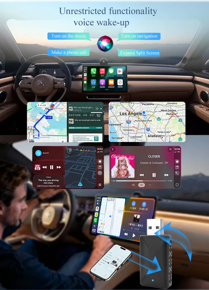 Wireless CarPlay Adapter — Plug & Play | Seda One
