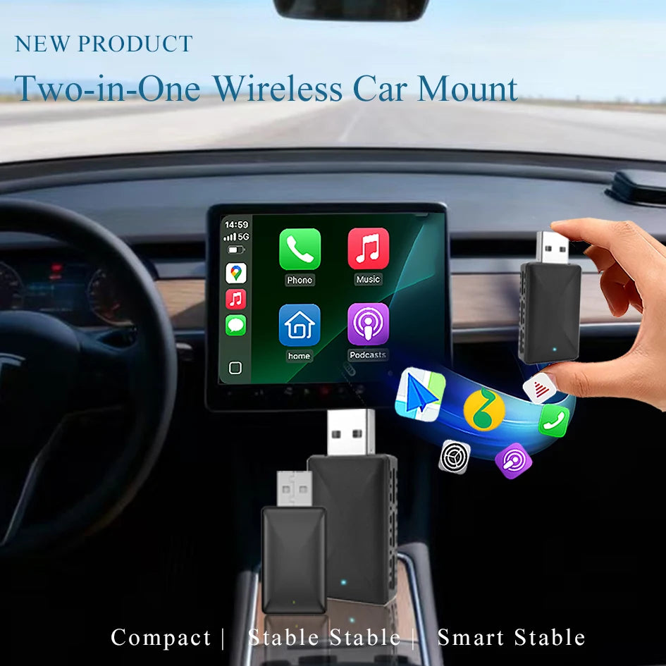 Wireless CarPlay Adapter — Plug & Play | Seda One